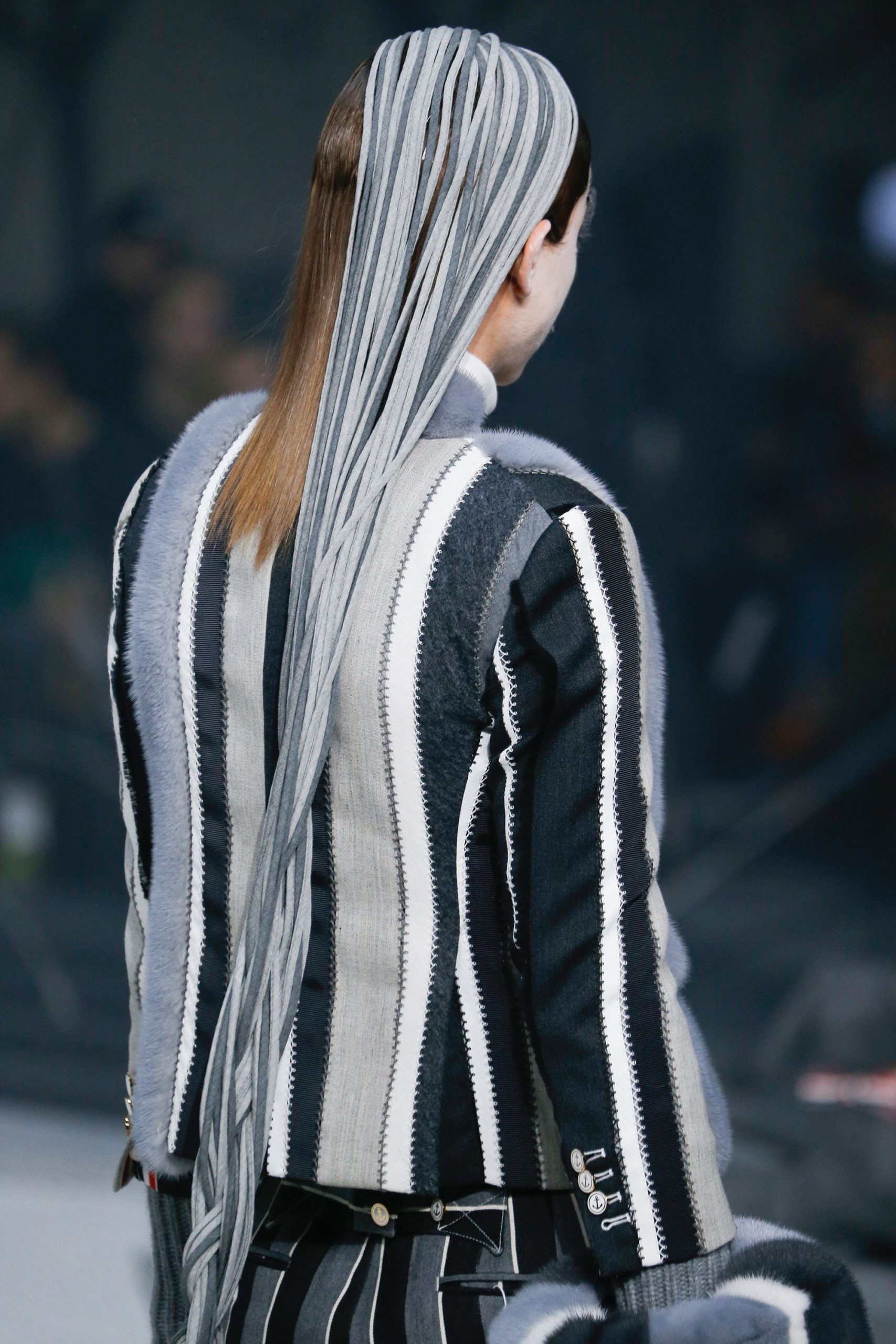 hair thom browne fall 2017