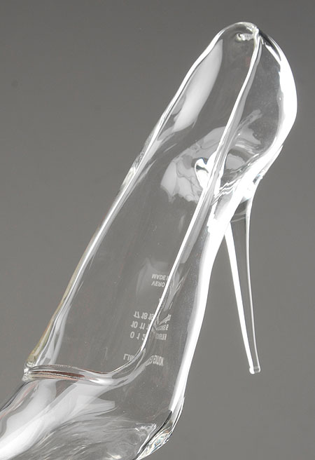 Maison martin margiela glass cinderella heel slipper